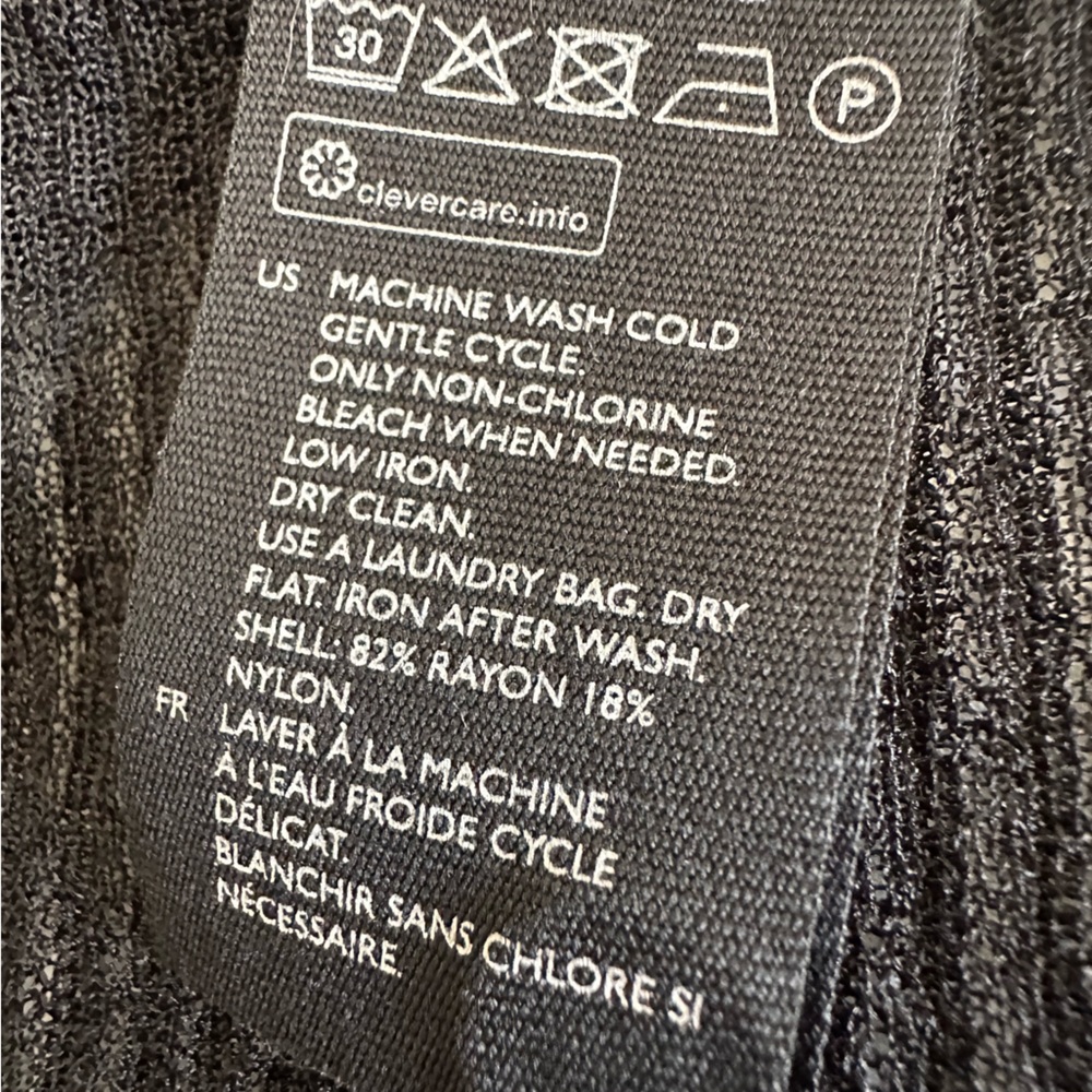 COS black textured knit top, cardigan, size M/L - Picture 10 of 13
